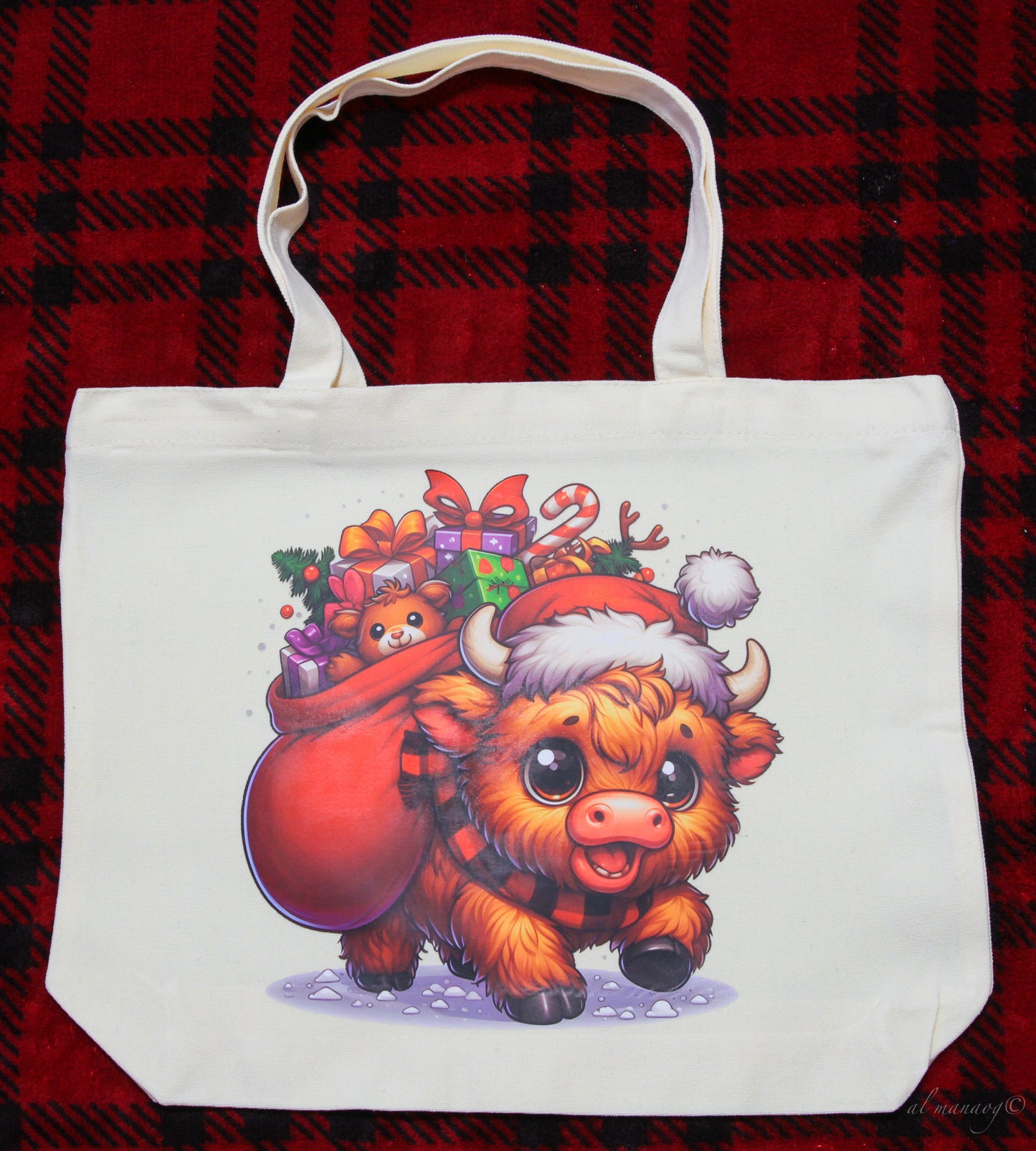 Medium Canvas Tote with Zipper