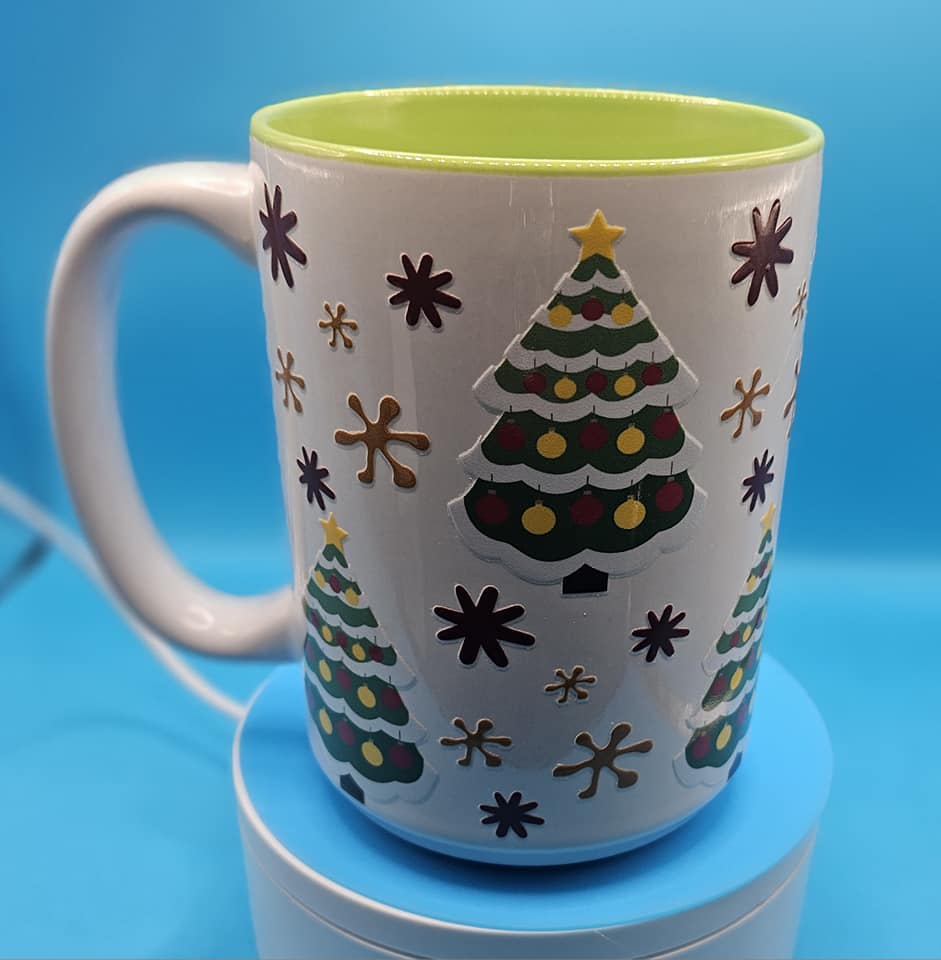 Ceramic Coffee Mug with inside color 15 oz