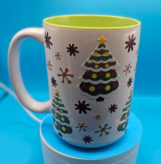 Ceramic Coffee Mug with inside color 15 oz