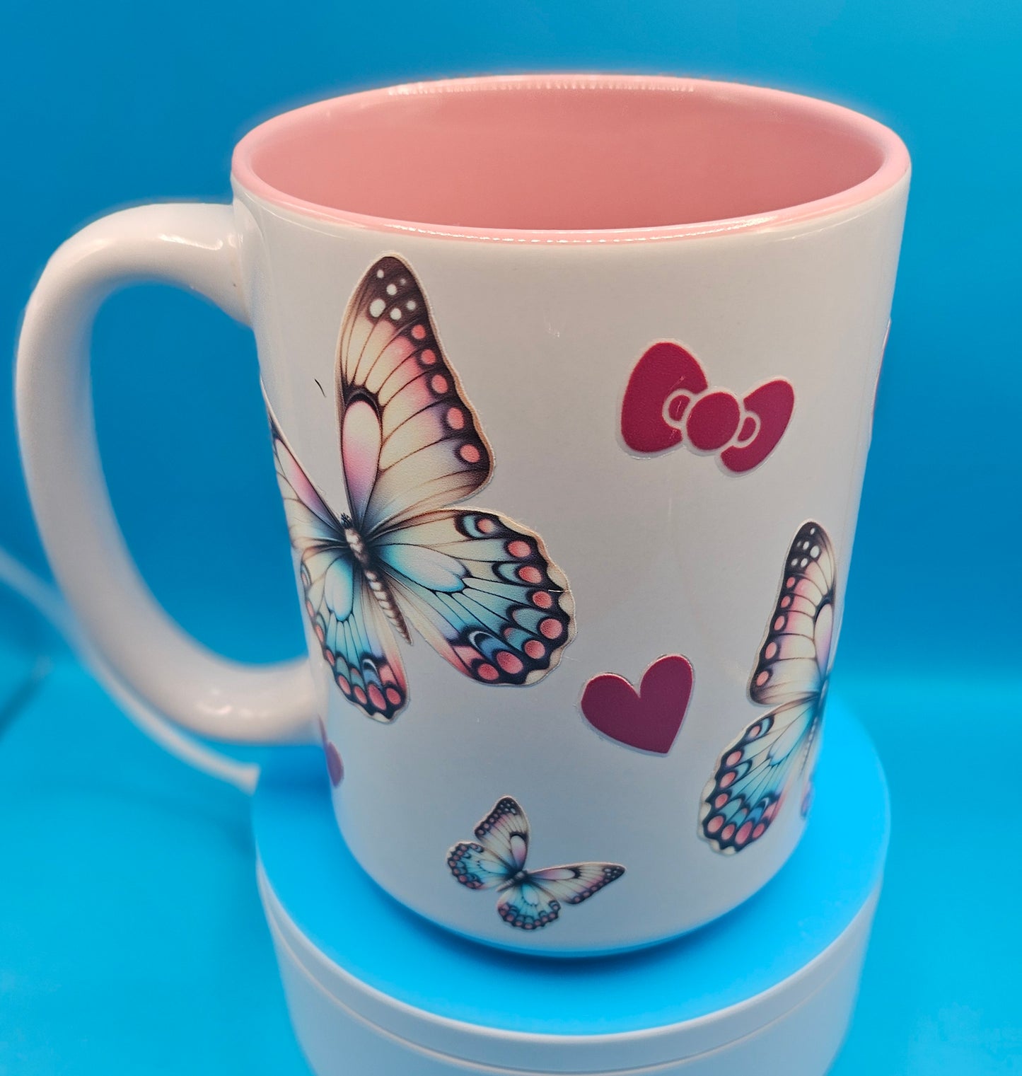 Ceramic Coffee Mug with inside color 15 oz