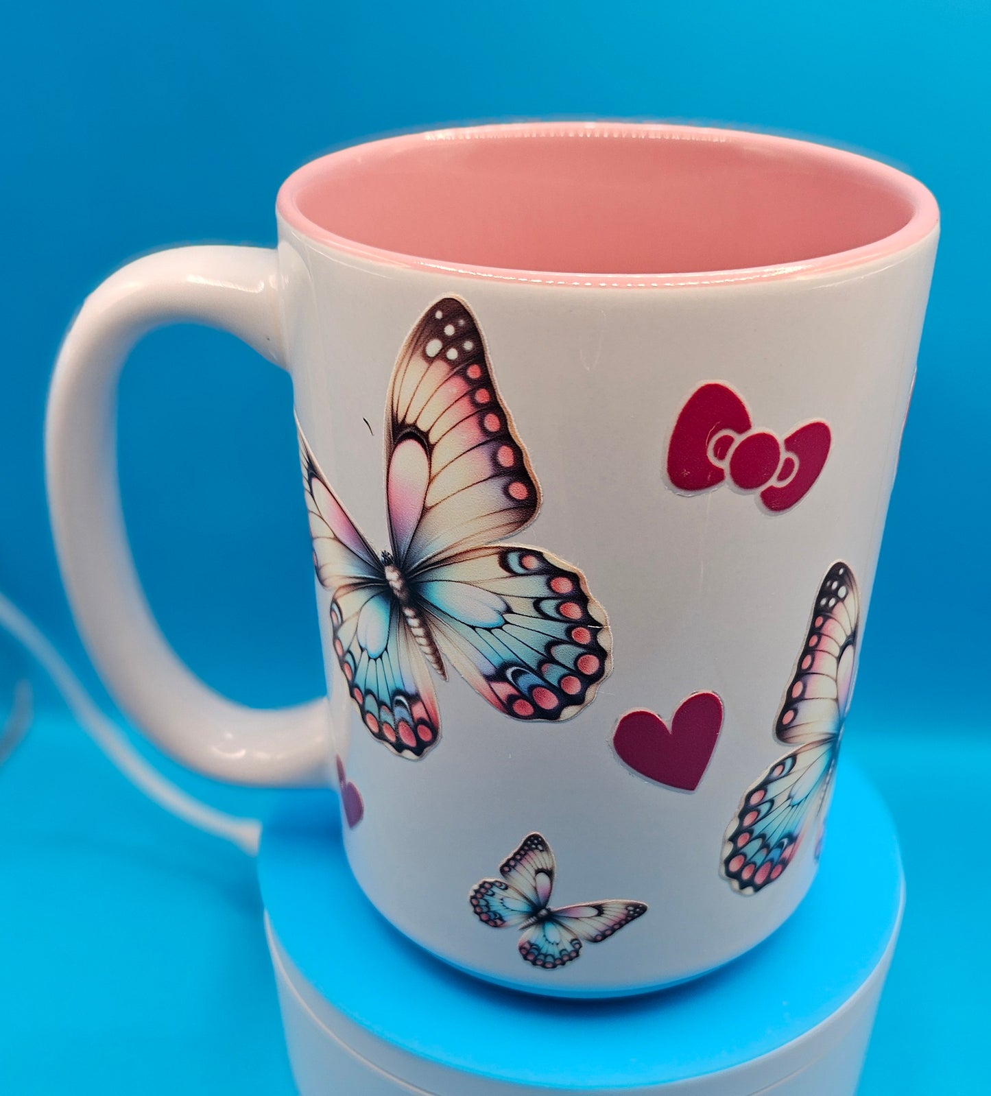 Ceramic Coffee Mug with inside color 15 oz