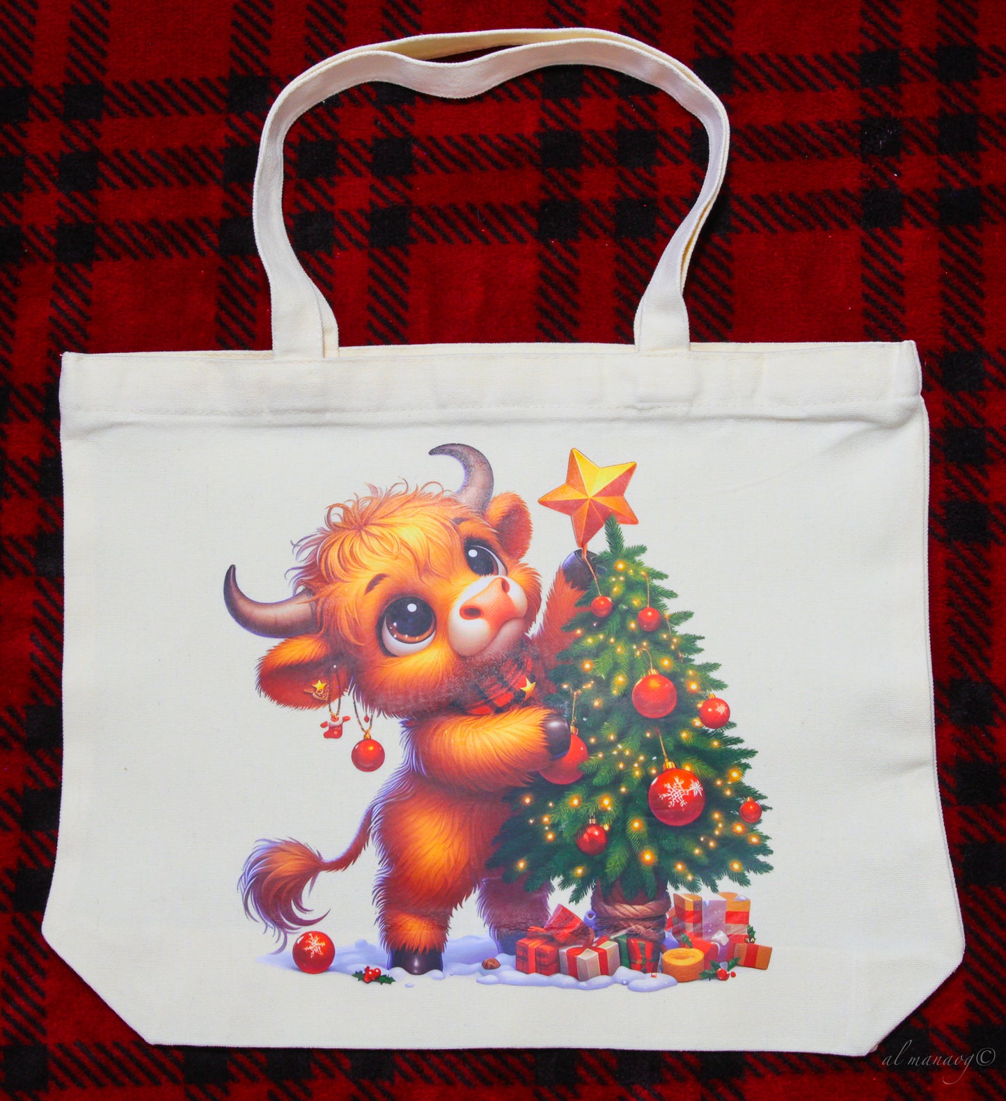 Medium Canvas Tote with Zipper