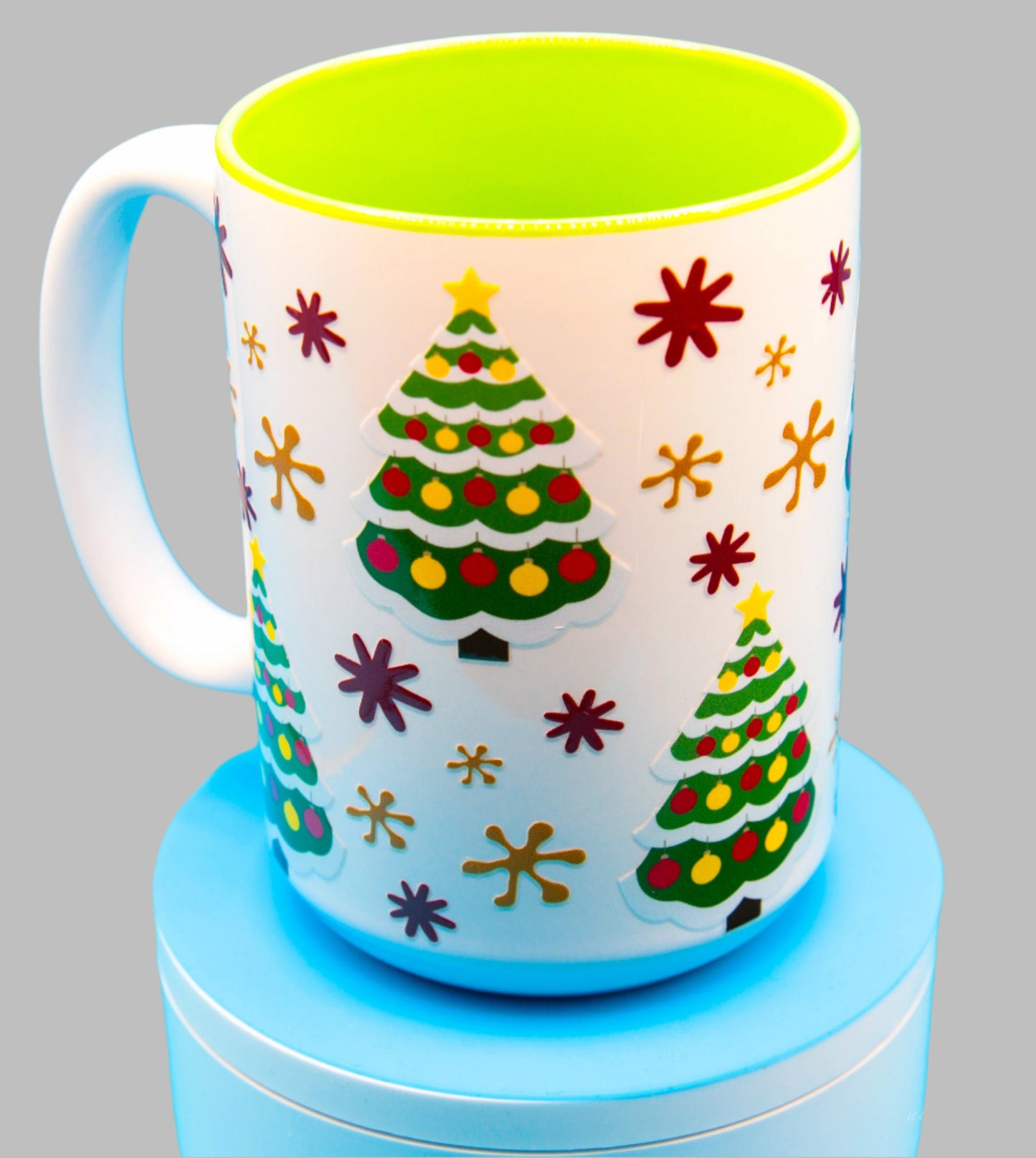 White Ceramic Coffee Mug - Choice of Inner Color