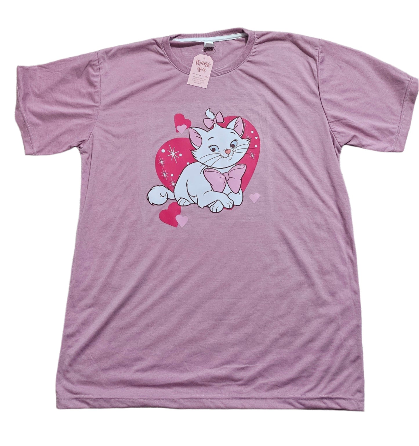 Adult T-Shirt Cute Cat